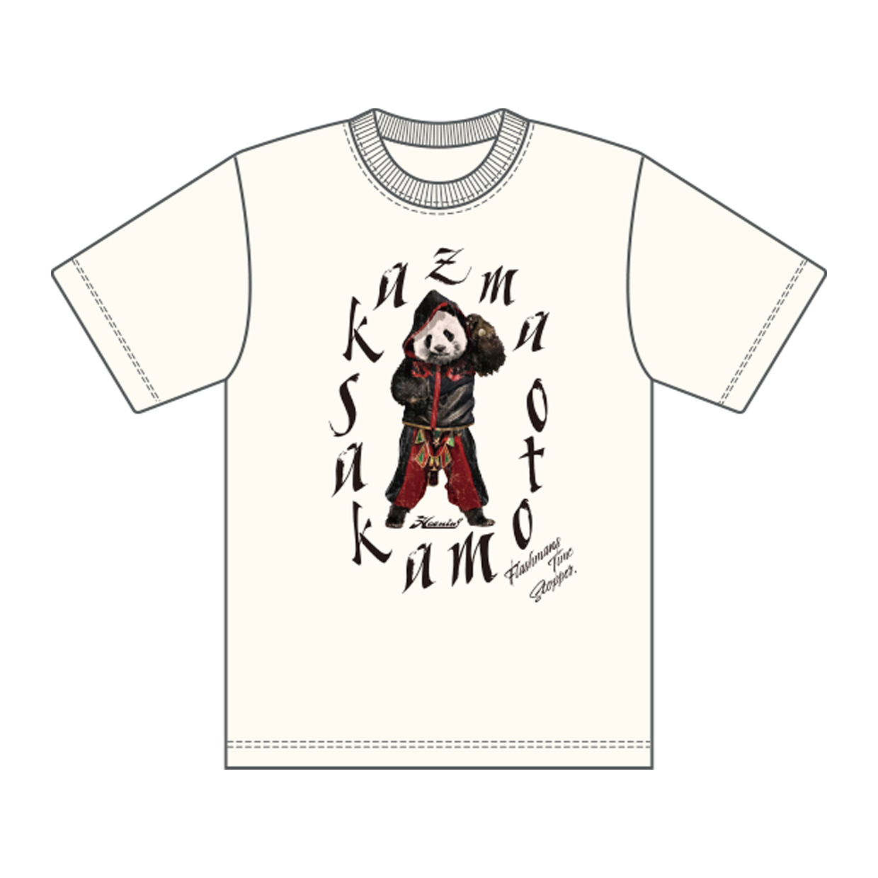 【コラボ】KAZMA×HAOMING コラボTシャツ/バニラの画像