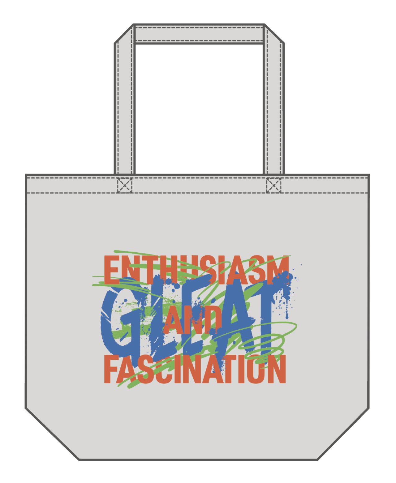 GLEAT CLASSIC Ⅱ  トートバッグ / グレーの画像