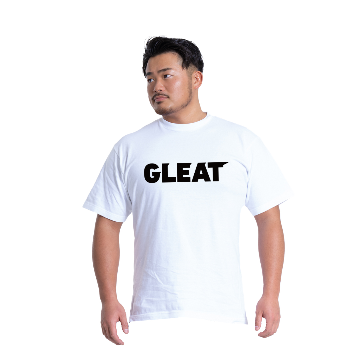 GLEAT LOGO Tシャツ / WHITE画像