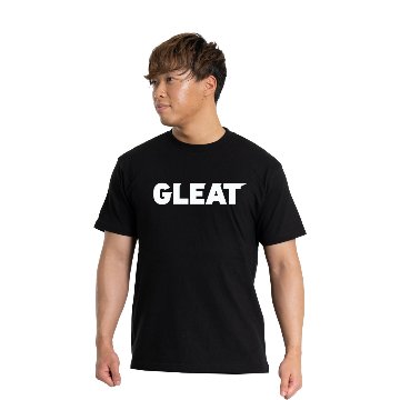 GLEAT LOGO Tシャツ / BLACK画像