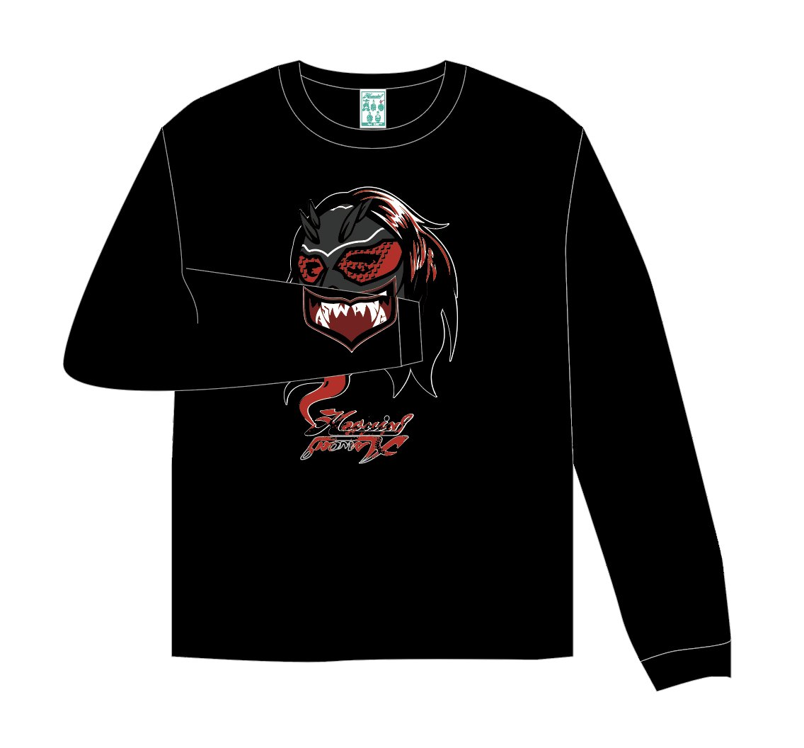 【コラボ】⭐︎数量限定特典付き⭐︎TJP×HAOMING コラボ ロングTシャツ/黒の画像