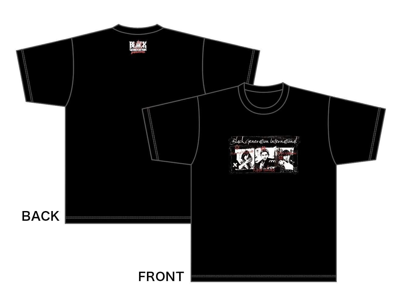 【20】新B.G.I. Tシャツ／黒の画像