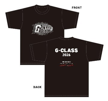 【S16】G-CLASS 2026 記念Tシャツ/黒の画像