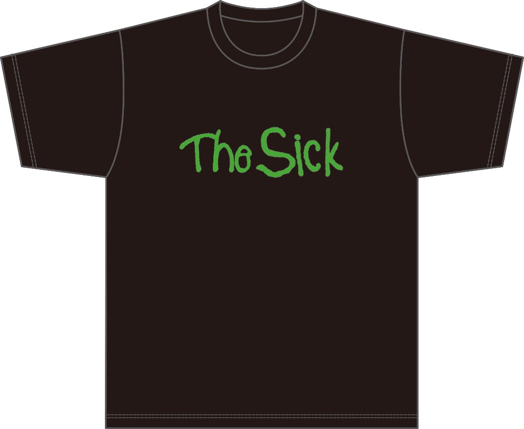 TheSick  LOGOTシャツ/黒の画像