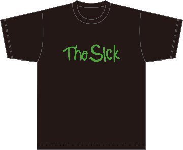 TheSick  LOGOTシャツ/黒の画像