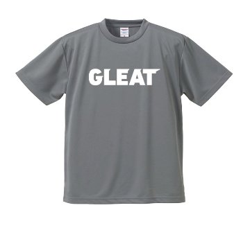【ドライ】GLEAT LOGO ドライTシャツ/グレーの画像