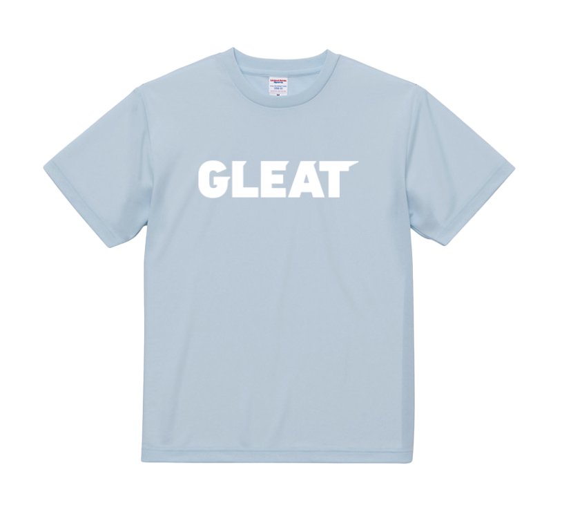 【ドライ】GLEAT LOGO ドライTシャツ/アイスグレーの画像