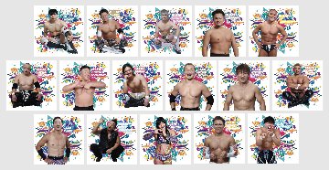 【選べる】選手ステッカー 9×9cm 〈全16種〉の画像