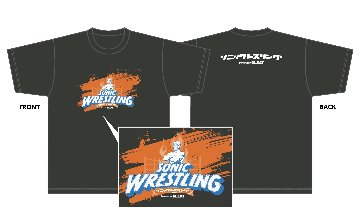 【S1】〈旗揚げ記念大会〉SONIC WRESTLING Tシャツ/スモークブラックの画像