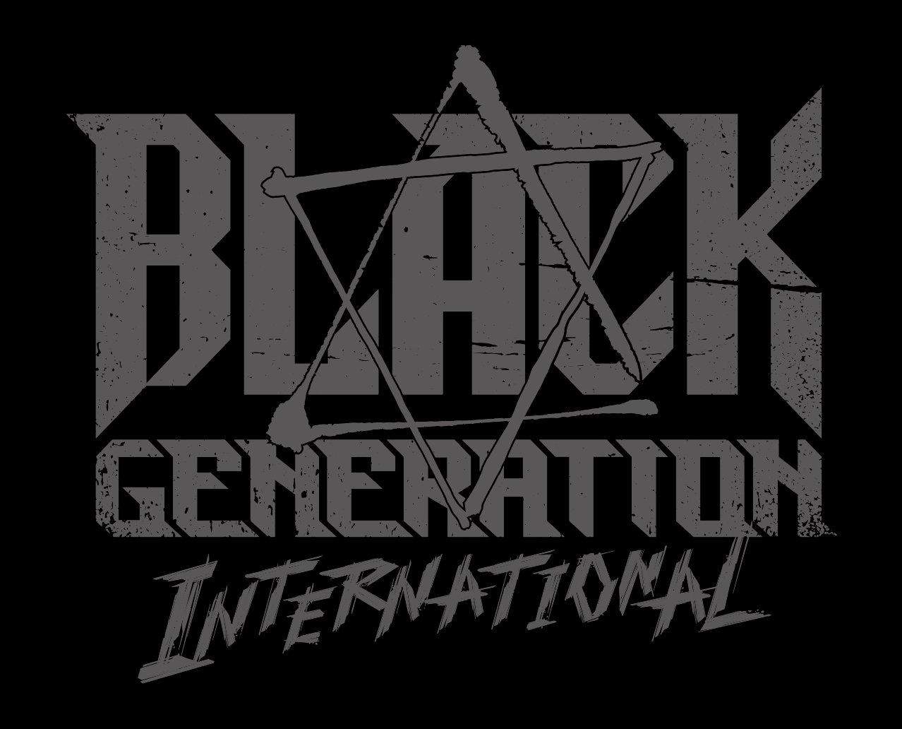 【S24】B.G.I. LOGO ジップトートバッグ/黒の画像