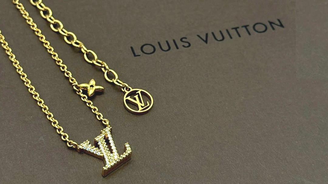 LOUIS VUITTON(ルイヴィトン)ネックレス LVアイコニック M00596 コールドの画像