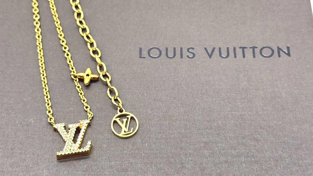 LOUIS VUITTON(ルイヴィトン)ネックレス LVアイコニック M00596 コールドの画像