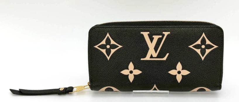 LOUIS VUITTON(ルイヴィトン) ジッピーウォレット M80481 バイカラー モノグラム アンプラントの画像