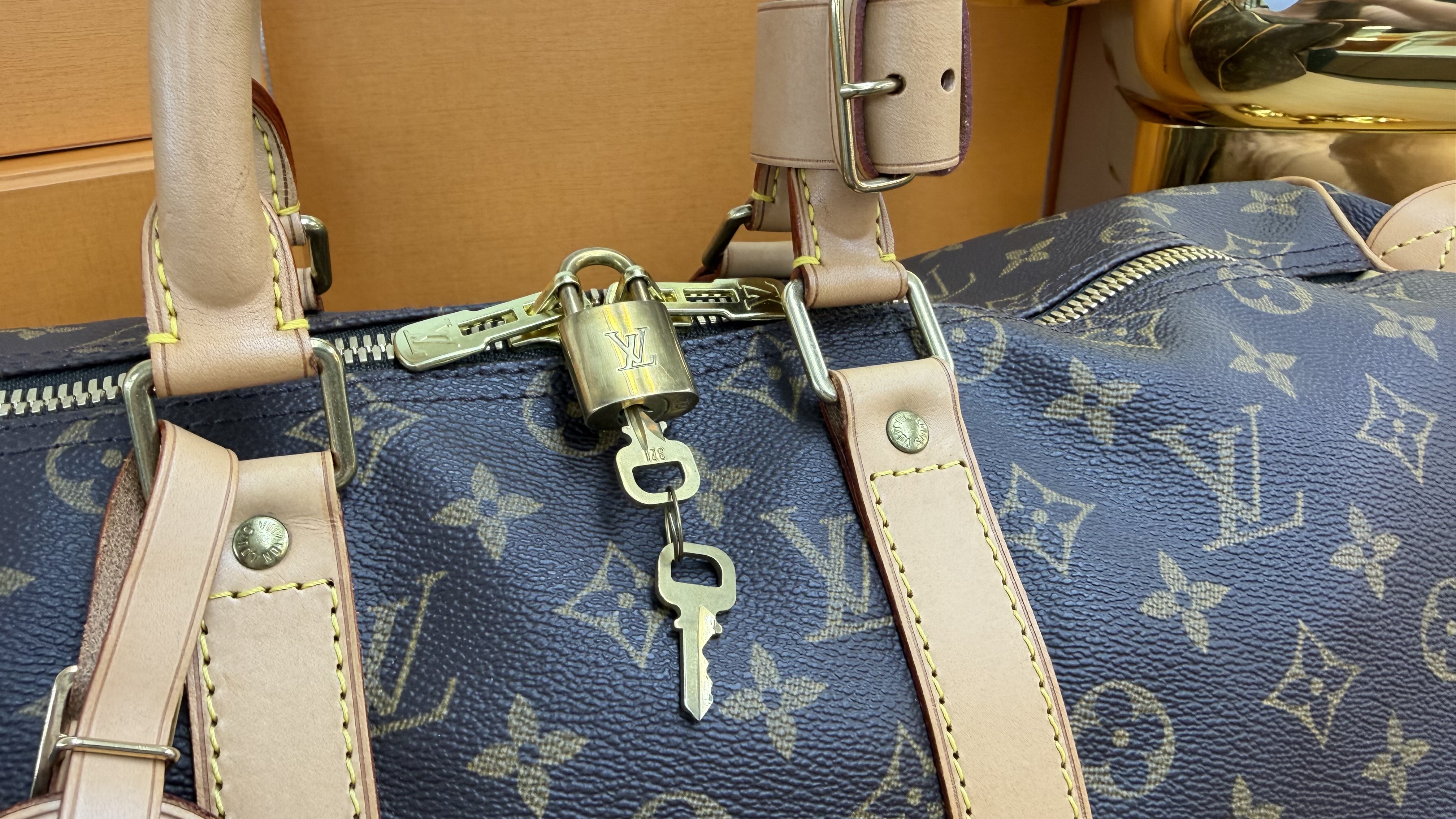 LOUIS VUITTON(ルイヴィトン) キーポル45 M41428 ボストンバッグ 旅行鞄 モノグラムの画像