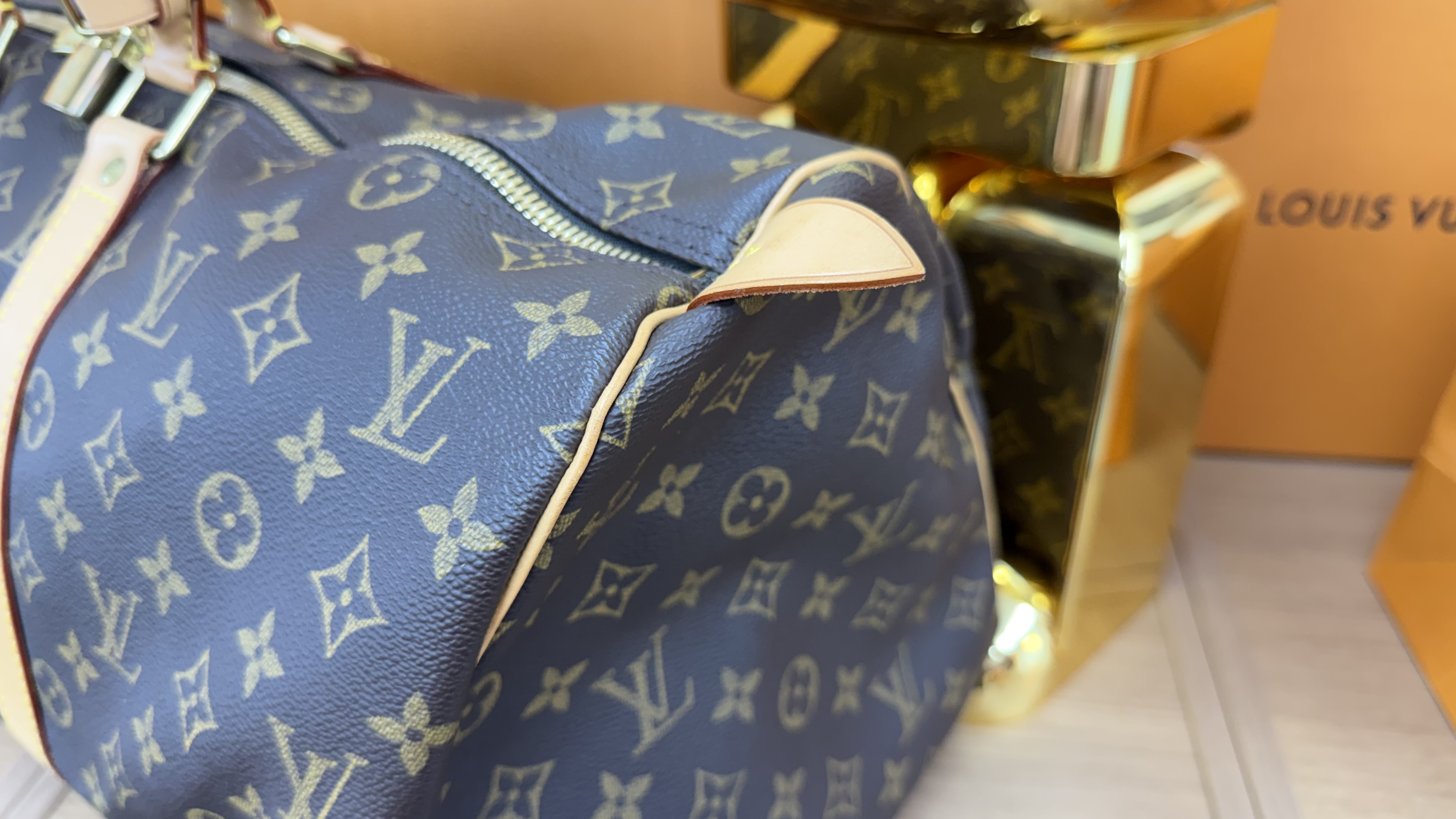 LOUIS VUITTON(ルイヴィトン) キーポル45 M41428 ボストンバッグ 旅行鞄 モノグラムの画像