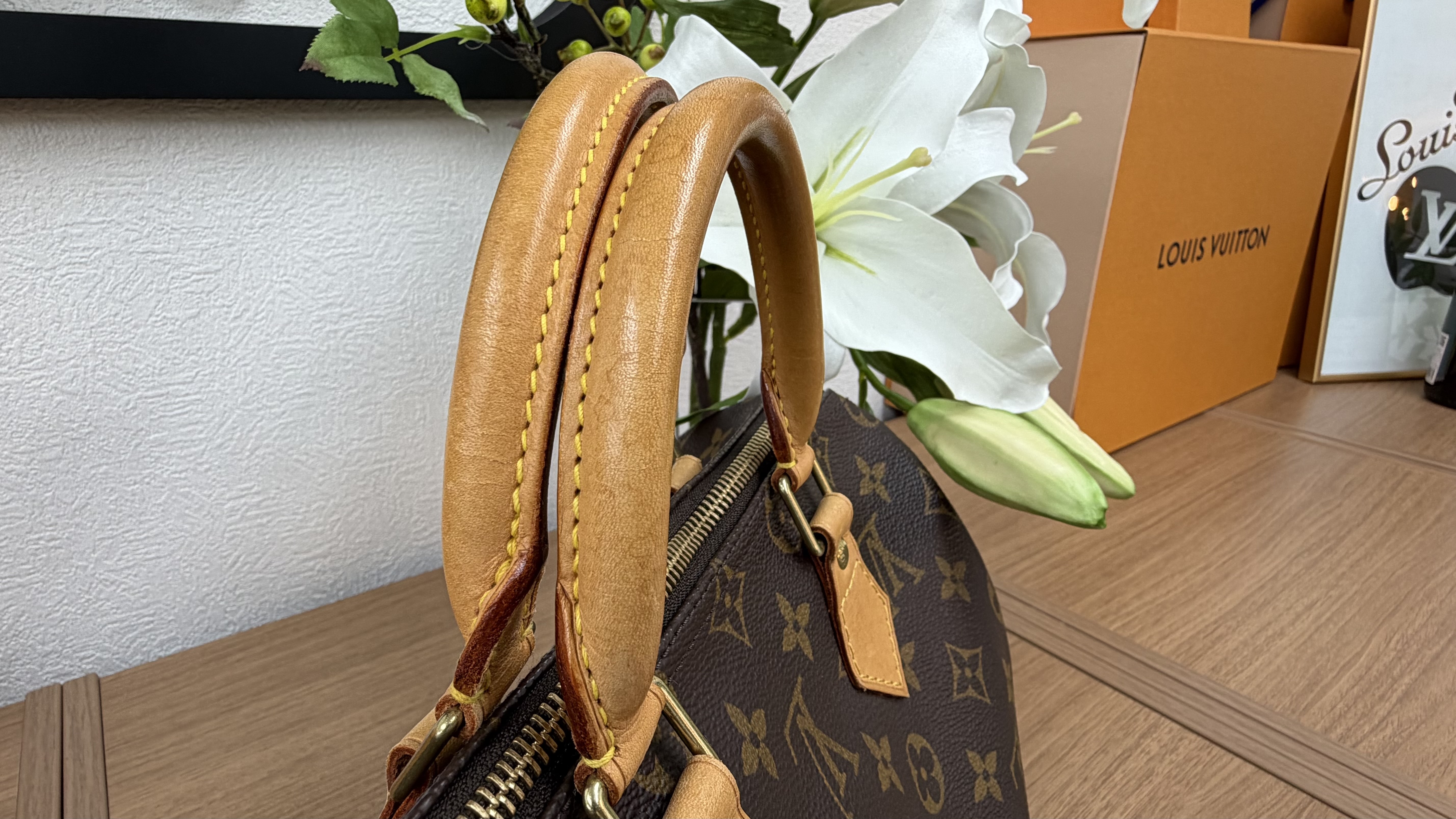 LOUIS VUITTON(ルイヴィトン) スピーディ２５ M41528  モノグラム ミニ  ボストン ハンドバッグ レディースの画像
