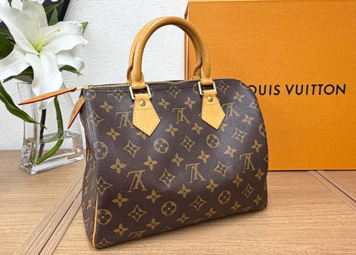 LOUIS VUITTON(ルイヴィトン) スピーディ２５ M41528  モノグラム ミニ  ボストン ハンドバッグ レディースの画像