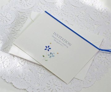 kirara blue（キララブルー）【手作り】招待状ｾｯﾄ画像