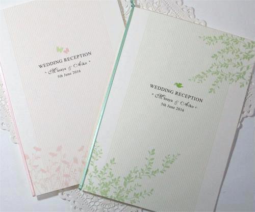 BREEZE（ブリーゼ）【印刷込】一体型席次表の画像