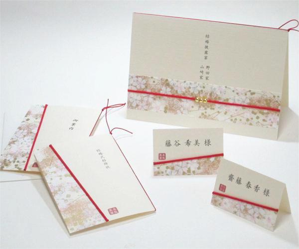 友禅和紙＜白桜＞　サンプルの画像