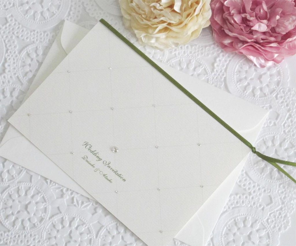 マチュール クリスタル【印刷込】招待状セットの画像