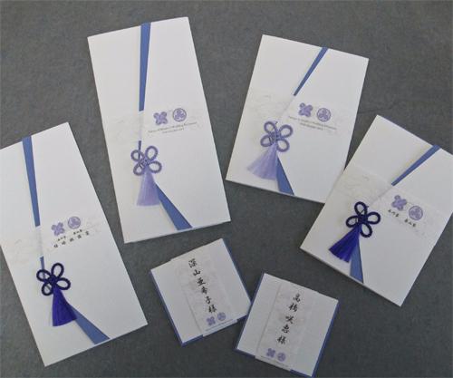 家紋＜白無垢／紫・藤紫＞　サンプル　の画像