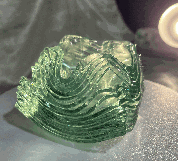 [Gentle Waves] Glass Art (international shipping free)画像