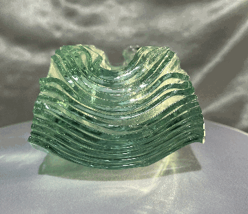 [Gentle Waves] Glass Art (international shipping free)画像