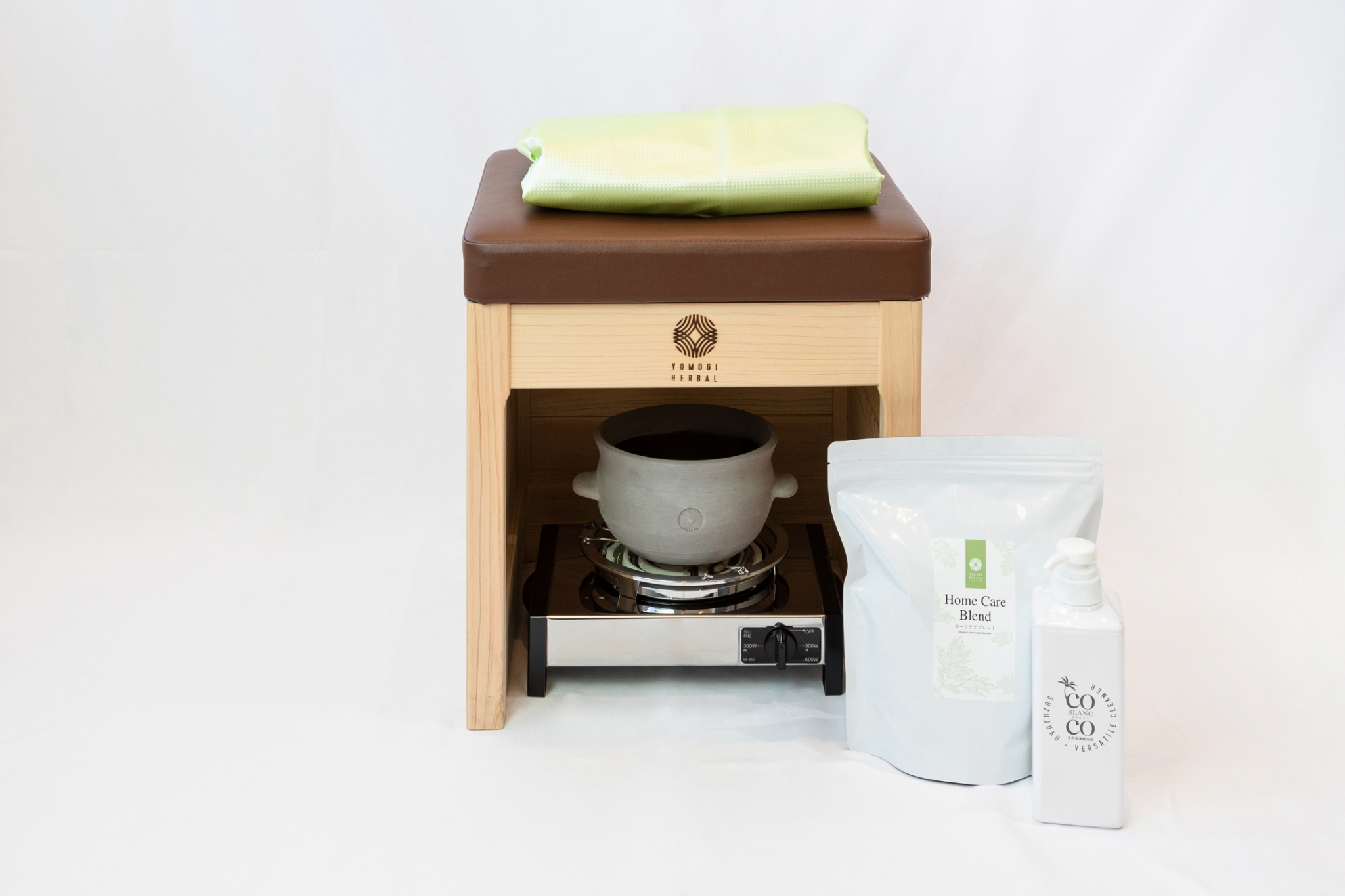 よもぎ蒸し　ハーバル一式セット よもぎハーバル®ホームケアセット | サロンクオリティ家庭用よもぎ蒸し