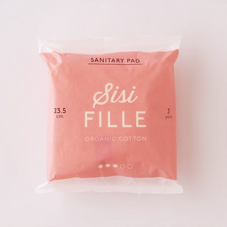 Sisi FILLE サニタリーパッド（多い日用・羽つき）3コ入りの画像