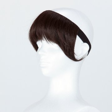 [ワイド22cm幅]前髪インナーウィッグ [鈴珠 すずたま 医療用ウィッグ 帽子用ウィッグ ヘアバンドウィッグ 夏用  就寝用 JIS認定]の画像