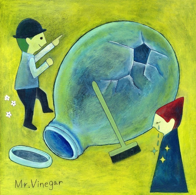 Mr.Vinegar　田川誠絵画作品の画像