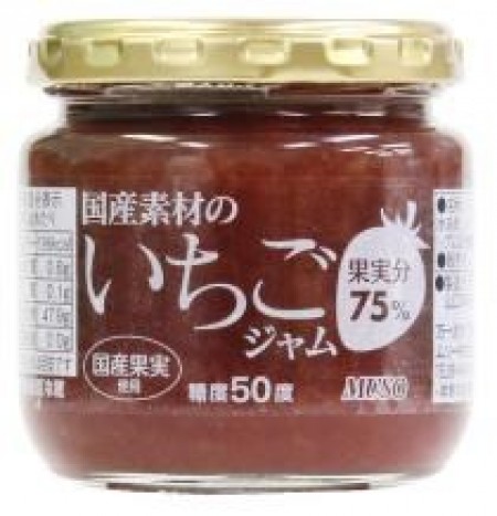 国産いちごジャム　(ムソー)　　200gの画像