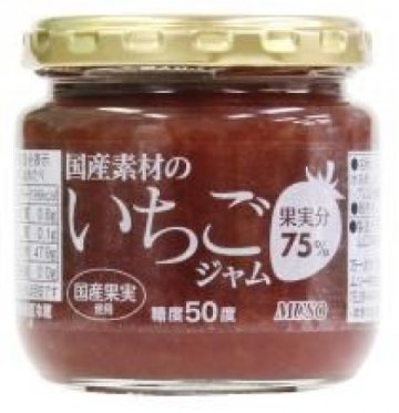 国産いちごジャム　(ムソー)　　200gの画像