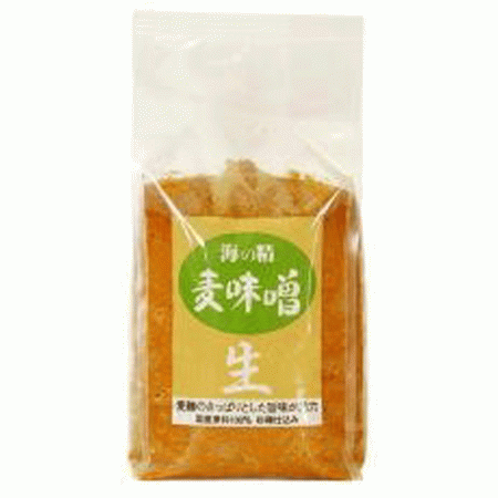 海の精　麦味噌　1kgの画像