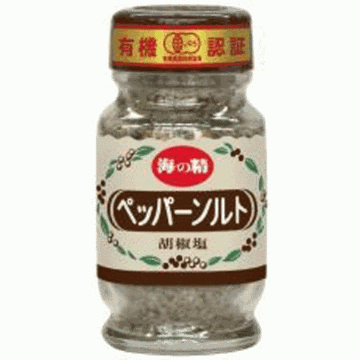 海の精　有機ペッパーソルト　55gの画像