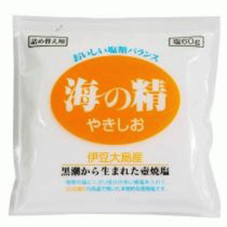 海の精・やきしお〈詰替用〉　60gの画像