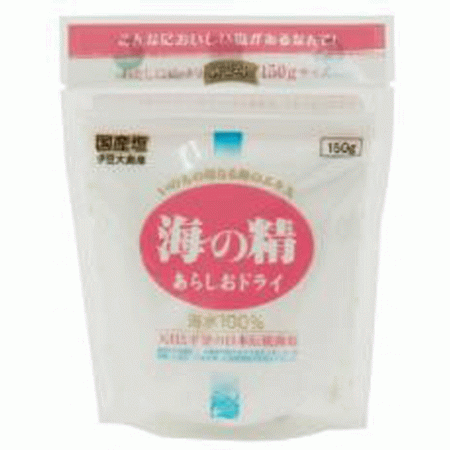 海の精・あらしおドライ　150gの画像