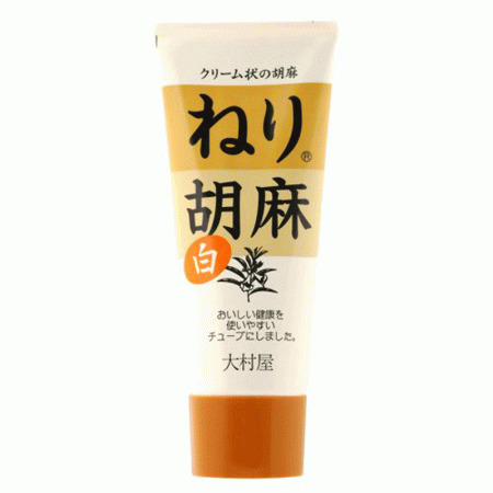 大村屋 ねり胡麻チューブ入り 〈白〉 160gの画像