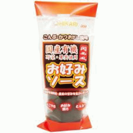 ヒカリ　お好みソース関西風・チューブ　300gの画像