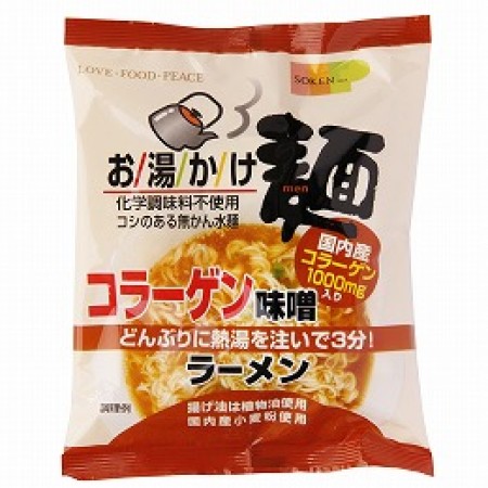 お湯かけ麺　コラーゲン味噌ラーメン　1食用の画像