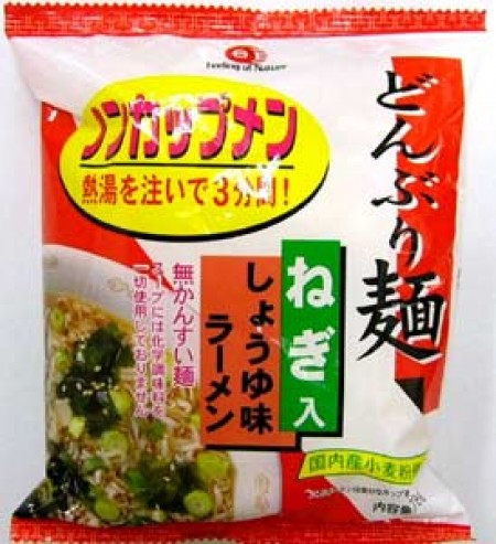どんぶり麺　ネギ入醤油ラーメン　1食用の画像