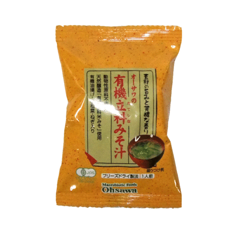 オーサワの有機立科みそ汁　1食用の画像