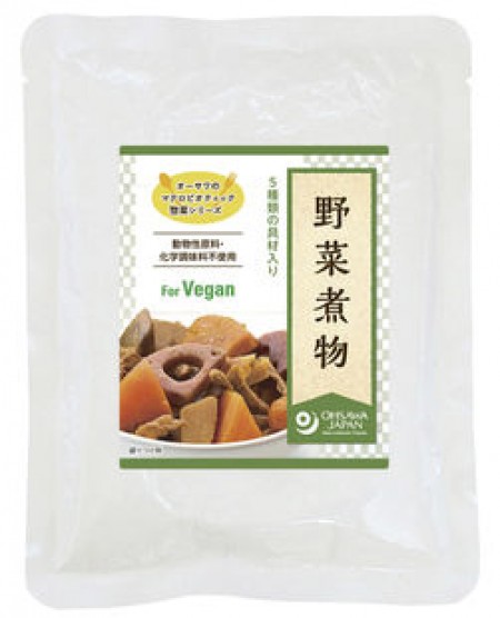 オーサワ　野菜煮物(レトルト惣菜)　100gの画像