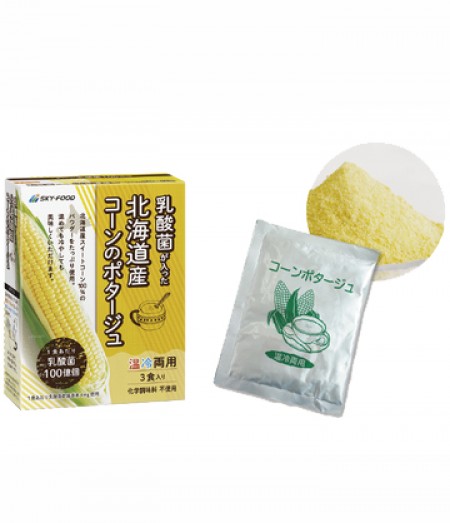 乳酸菌の入った北海道コーンのポタージュ　14.2g×3袋入の画像