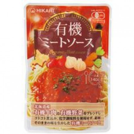 有機ミートソース(レトルト)袋入　140gの画像