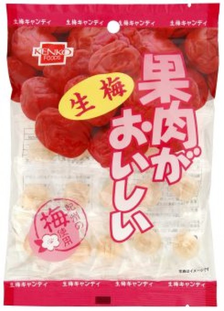 果肉がおいしい生梅(飴)　100gの画像