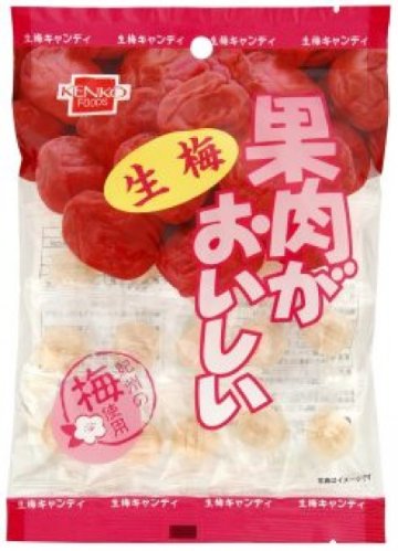 果肉がおいしい生梅(飴)　100gの画像