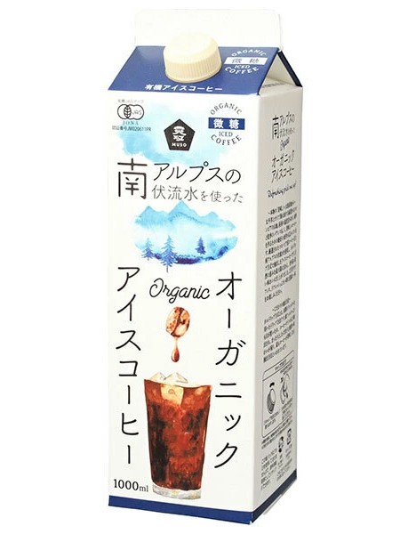 オーガニックアイスコーヒー(微糖)1000ml　の画像