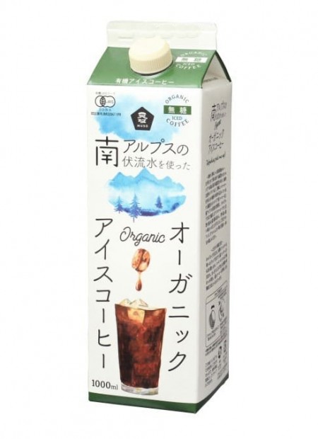 オーガニックアイスコーヒー(無糖)　1000ml　の画像